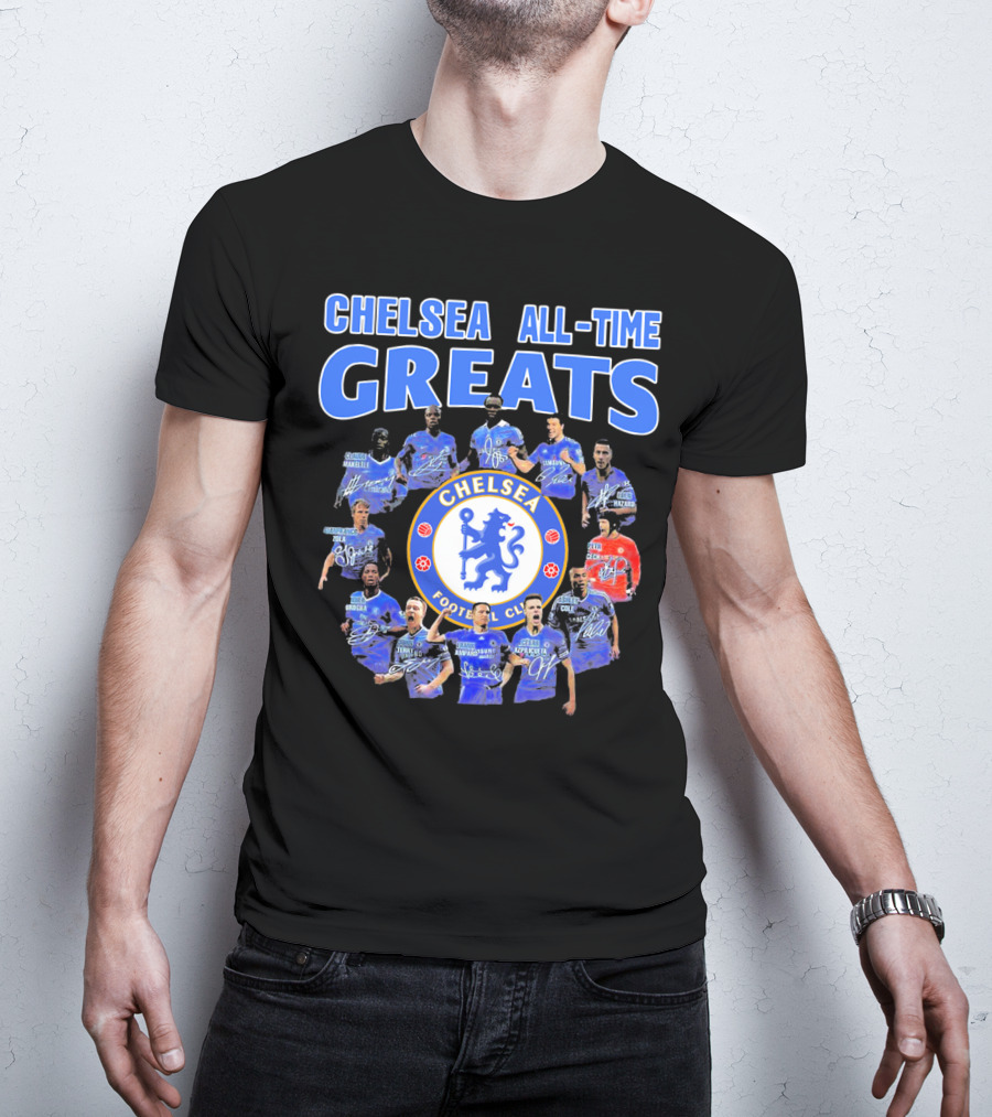 Chelsea All-Time Greats Featuring Legends Of Chelsea Football Club T-Shirt
