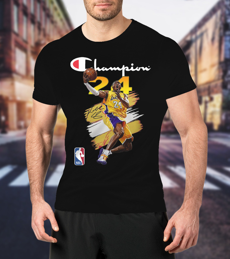 Champion NBA Los Angeles Lakers Kobe Bryant #24 T-Shirt