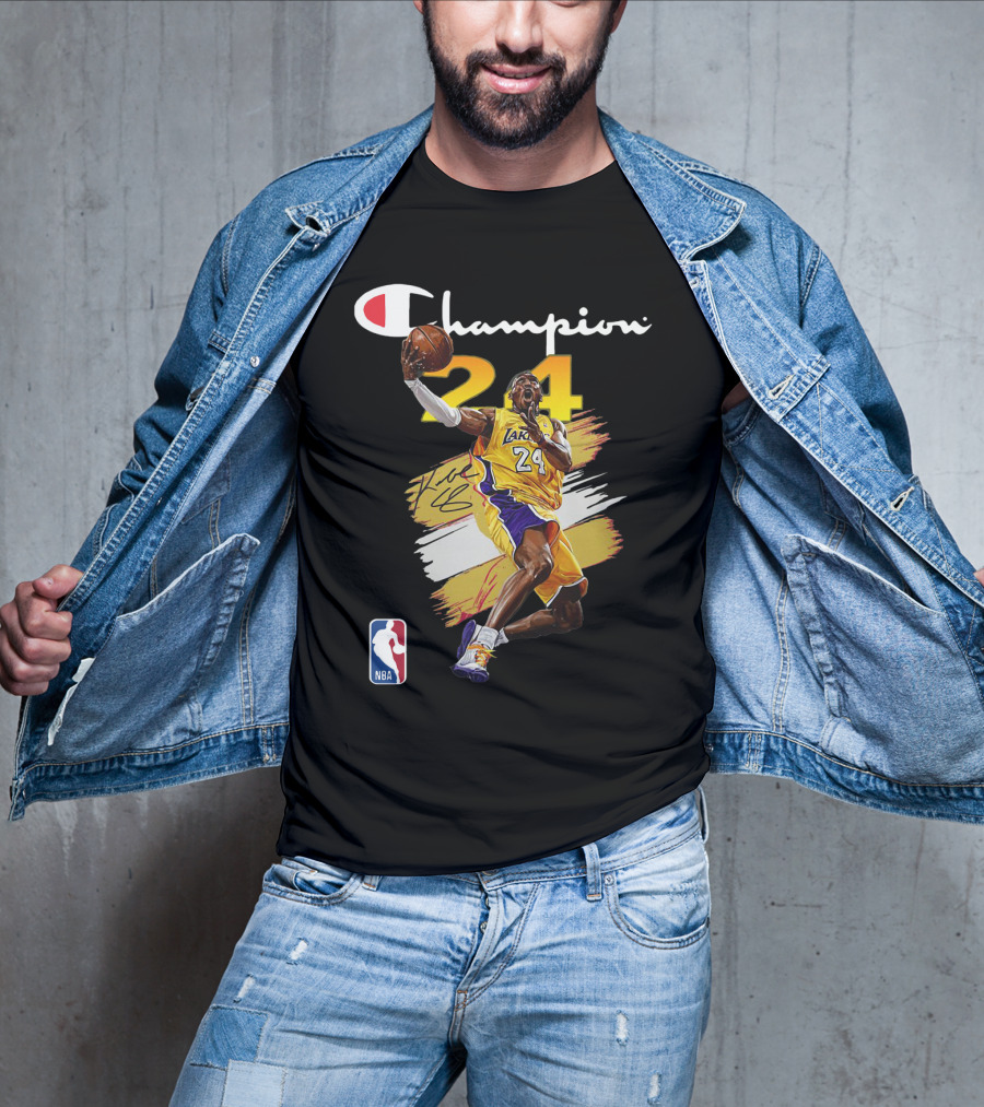 Champion NBA Los Angeles Lakers Kobe Bryant #24 T-Shirt