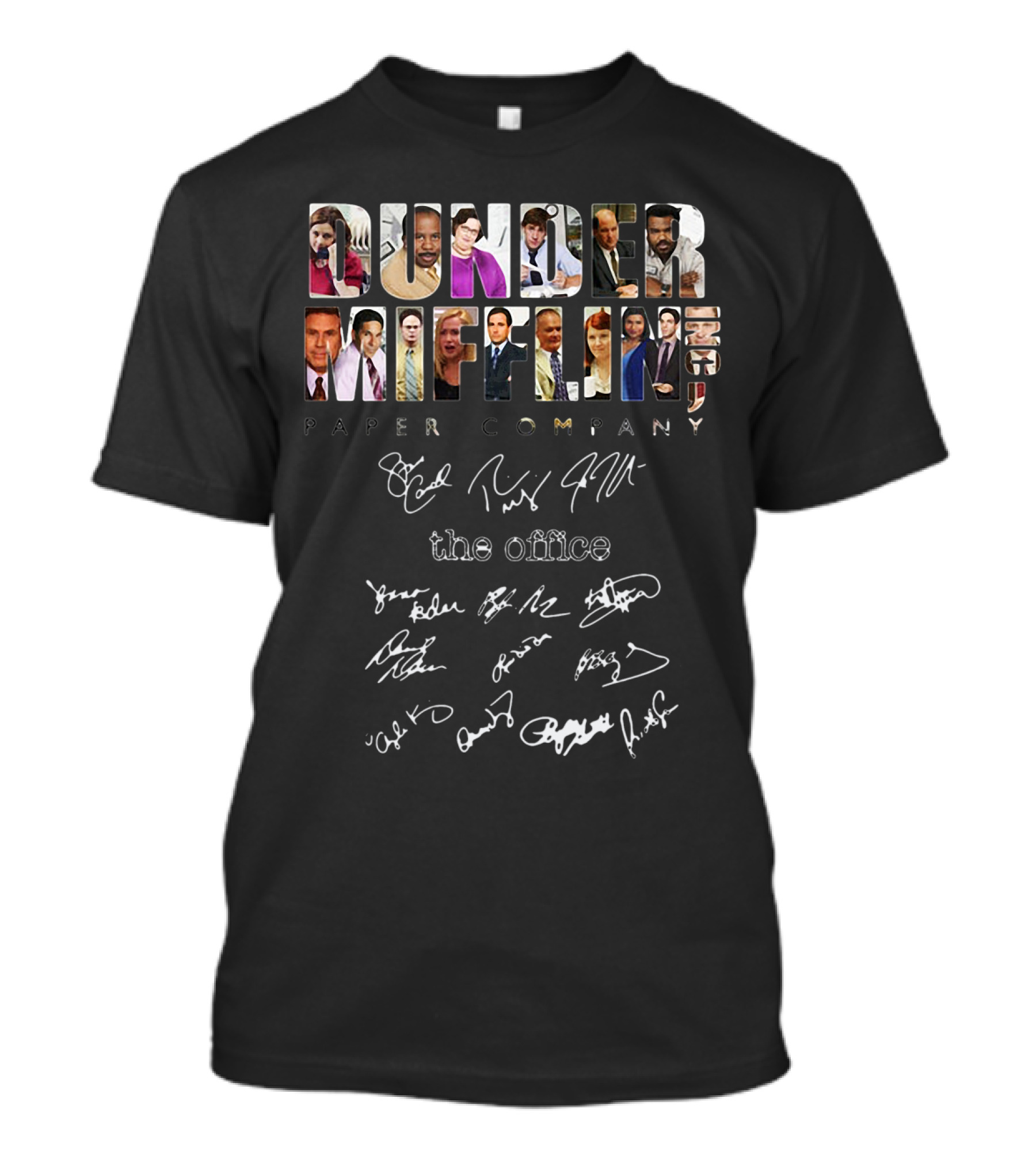 Dunder Mifflin Inc Paper Company The Office Autograph Edition T-Shirt