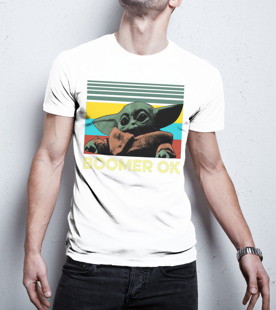 Boomer OK Retro Baby Yoda T-Shirt