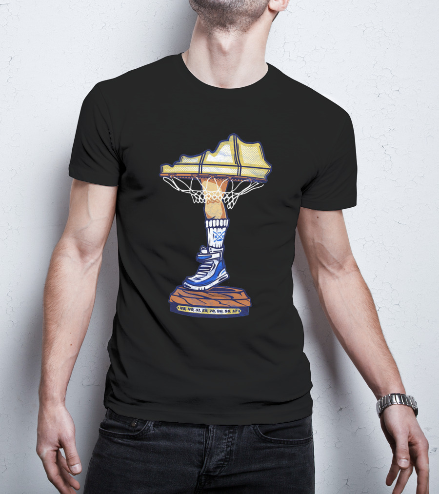 Kentucky State Leg Lamp Basketball Shoe Trophy 48 49 51 58 78 96 98 12 T-Shirt
