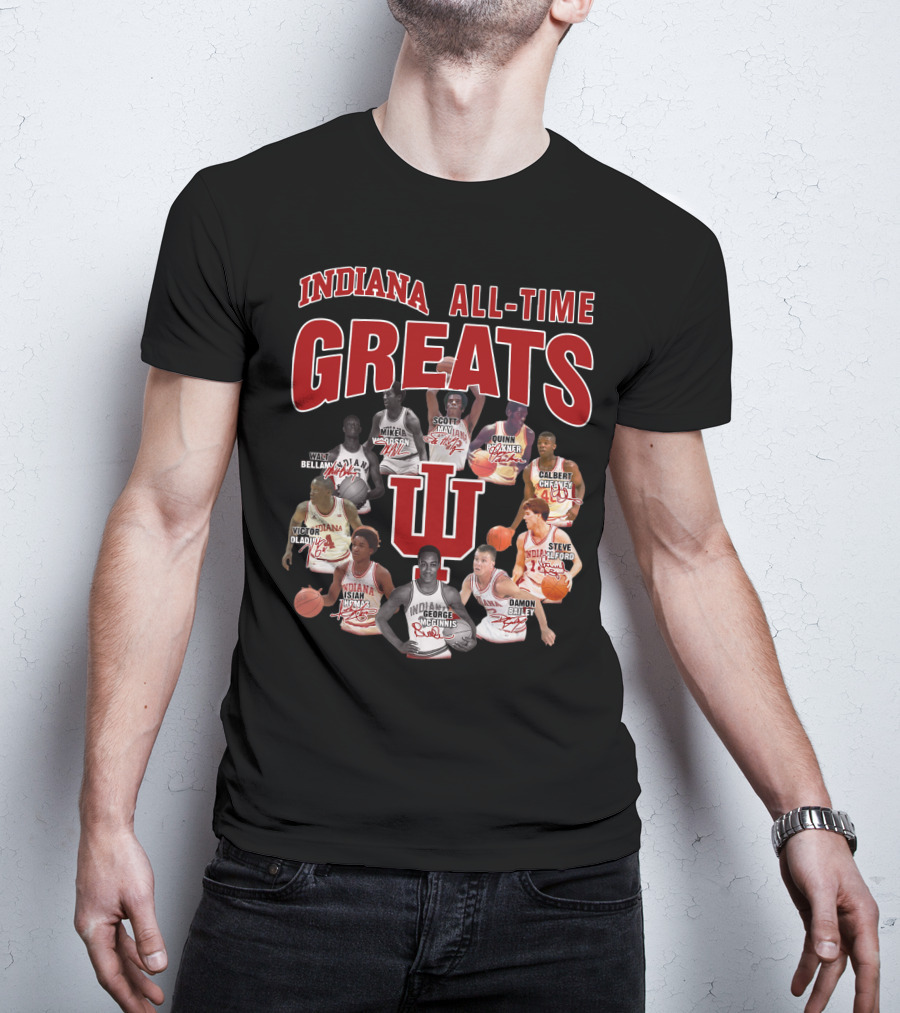 Indiana All-Time Greats IU Basketball Legends T-Shirt