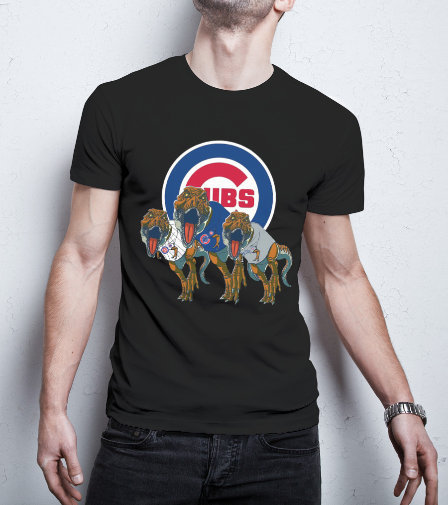 Cubs Logo T-Rex Trio T-Shirt