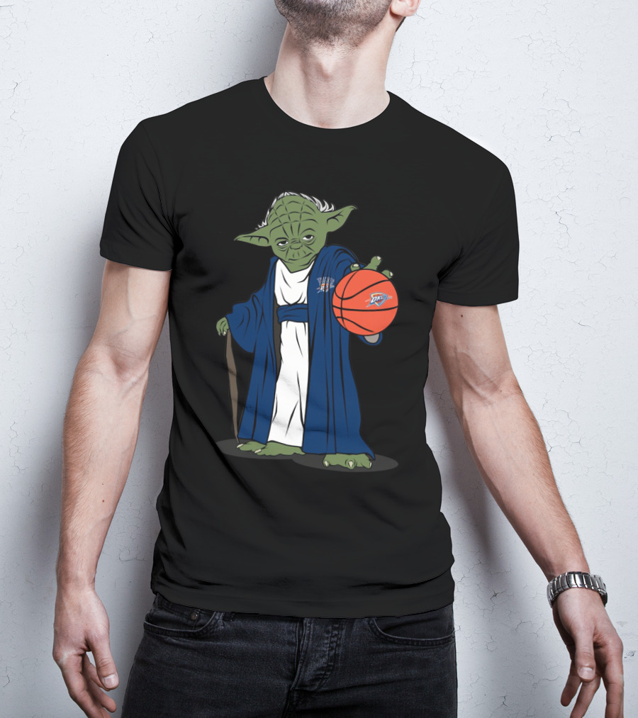 Master Yoda Oklahoma City Thunder Basketball Character T-Shirt