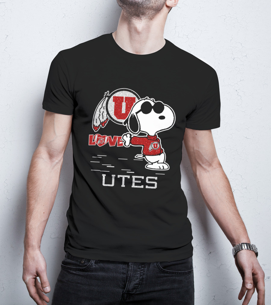 Snoopy U Love Utah Utes T-Shirt
