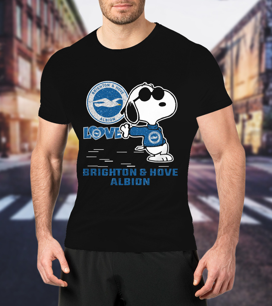 Snoopy Love Brighton & Hove Albion T-Shirt