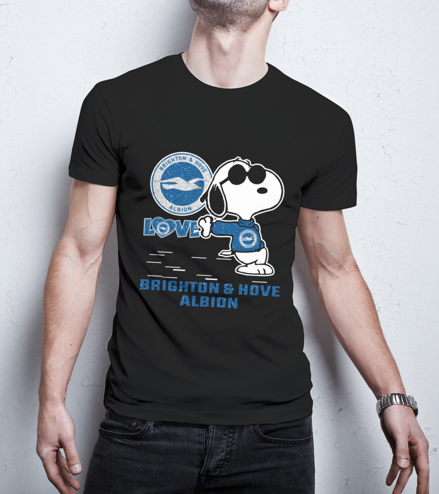 Snoopy Love Brighton & Hove Albion T-Shirt