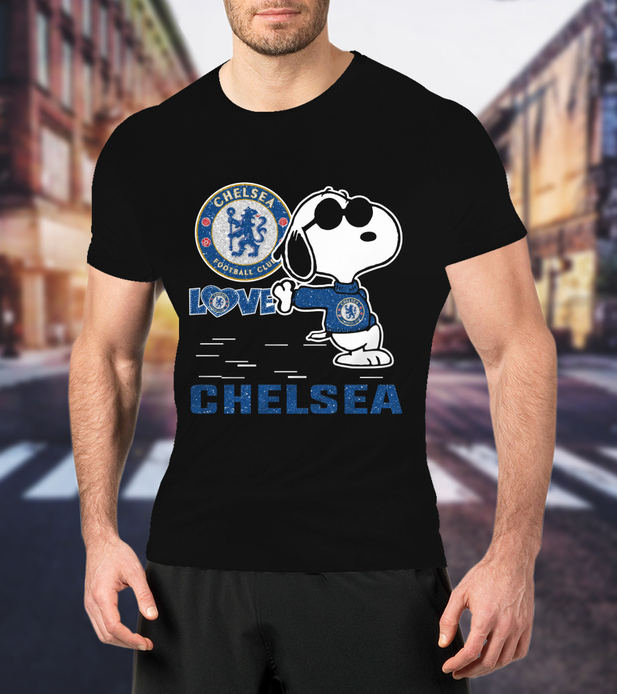 Snoopy Love Chelsea Football Club 131 T-Shirt