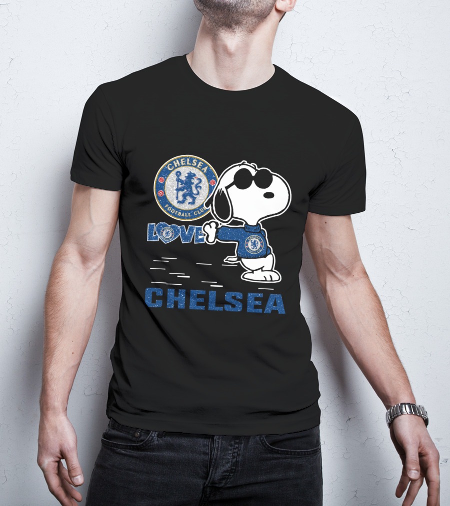 Snoopy Love Chelsea Football Club 131 T-Shirt