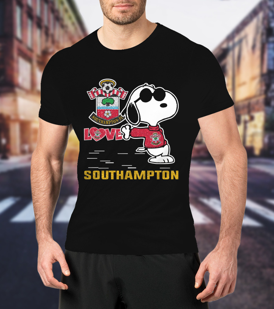 Snoopy Southampton Fc Love T-Shirt