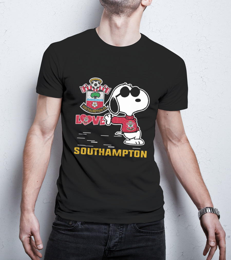 Snoopy Southampton Fc Love T-Shirt