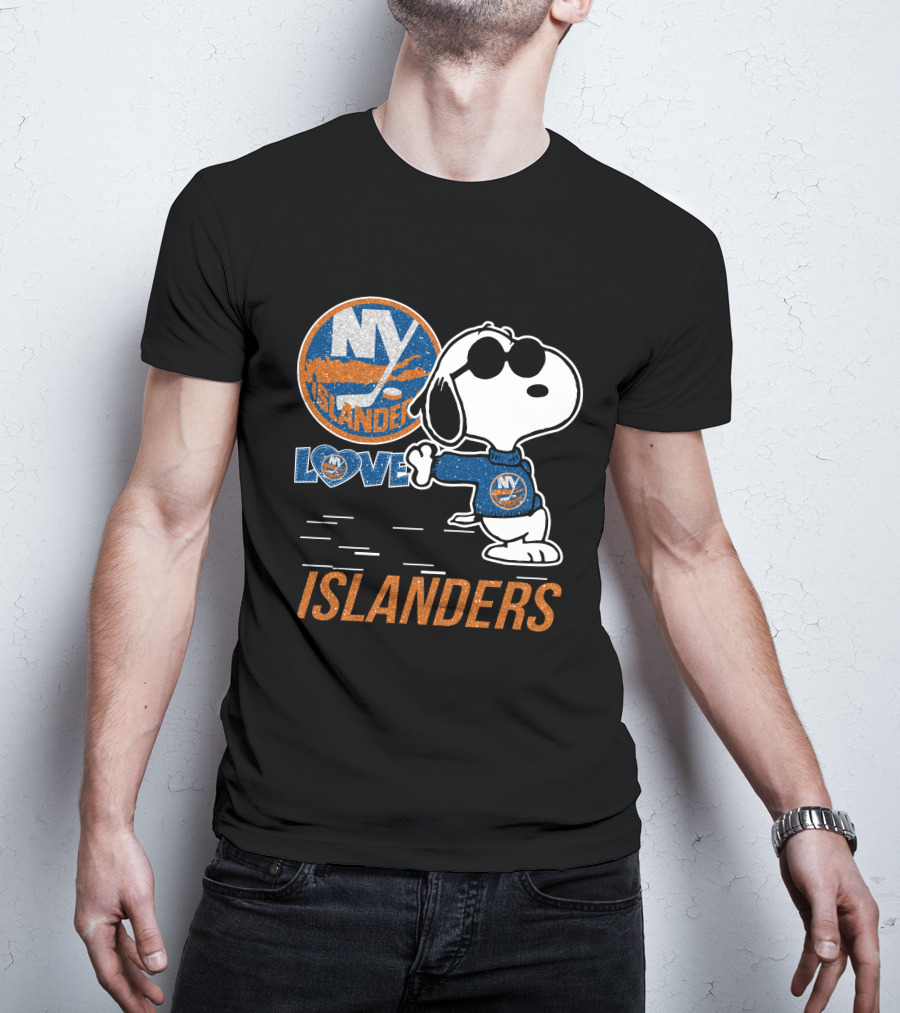 Snoopy Love NY Islanders T-Shirt