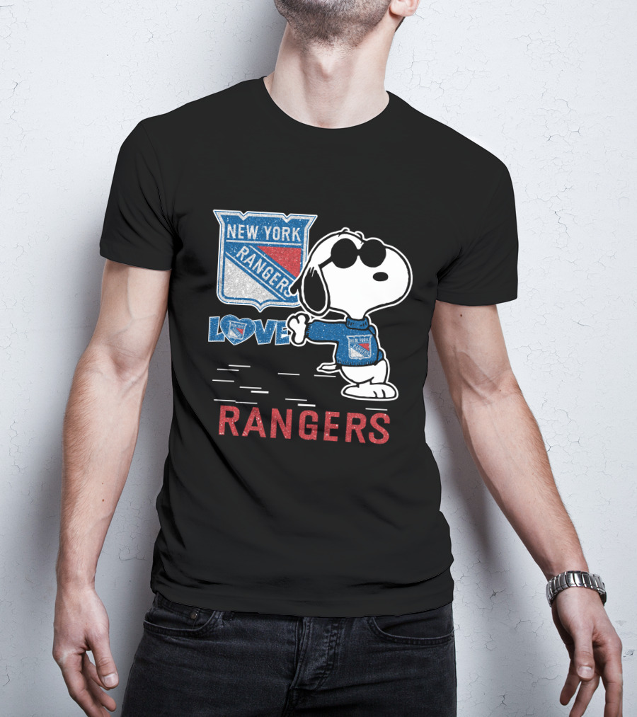 Snoopy Love New York Rangers T-Shirt