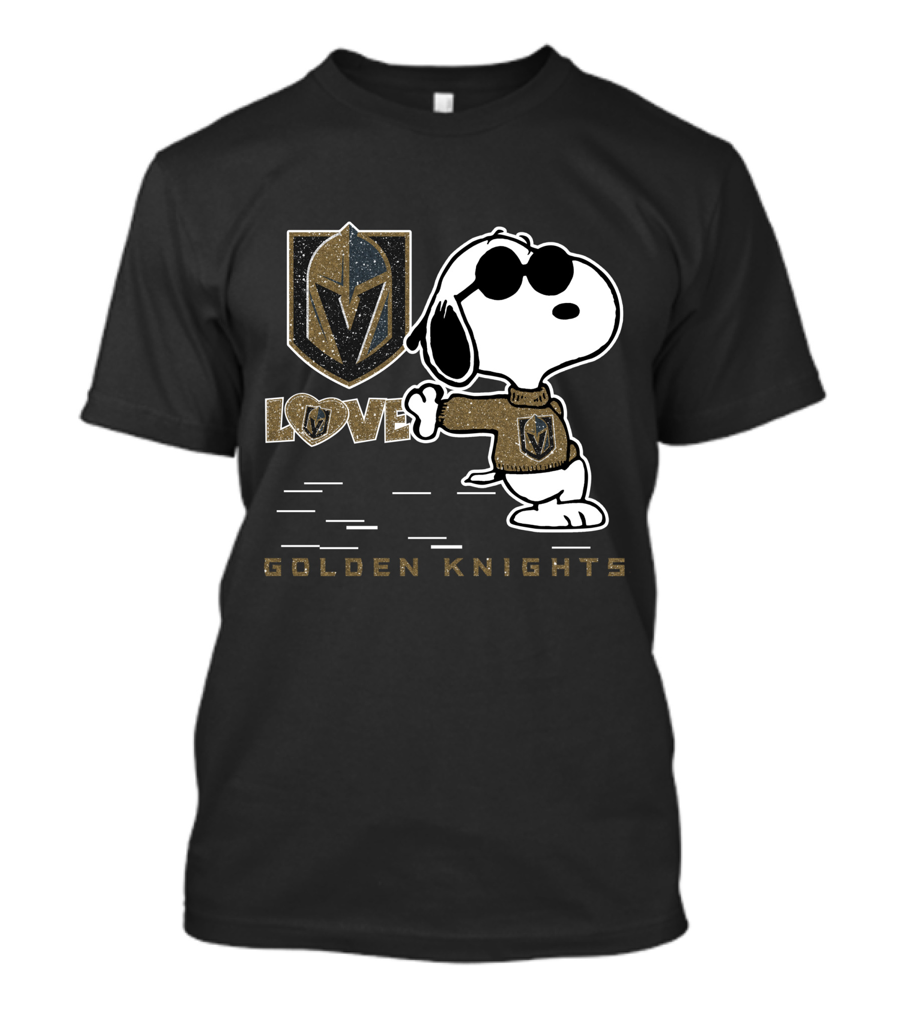 Snoopy Love Vegas Golden Knights T-Shirt
