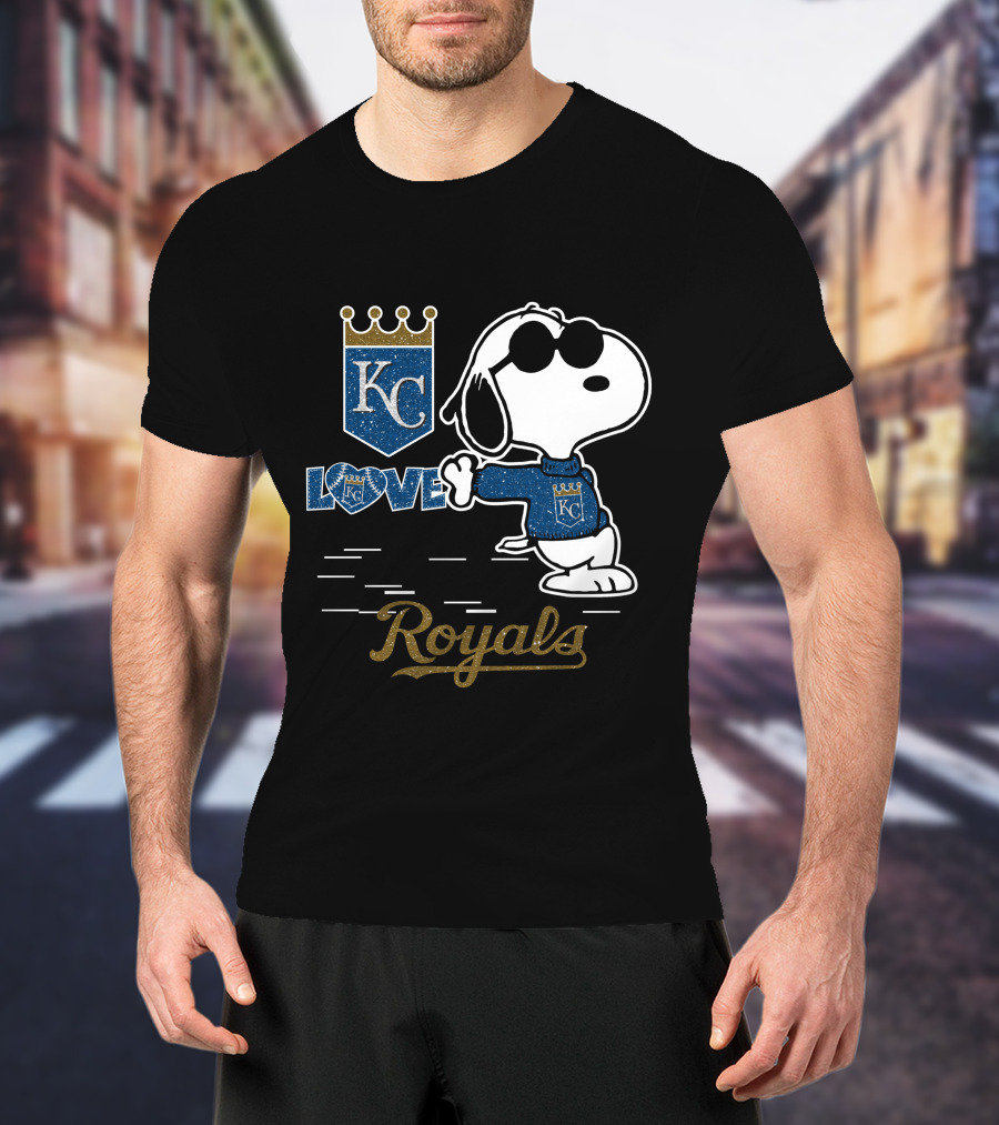 Snoopy KC Love Royals T-Shirt