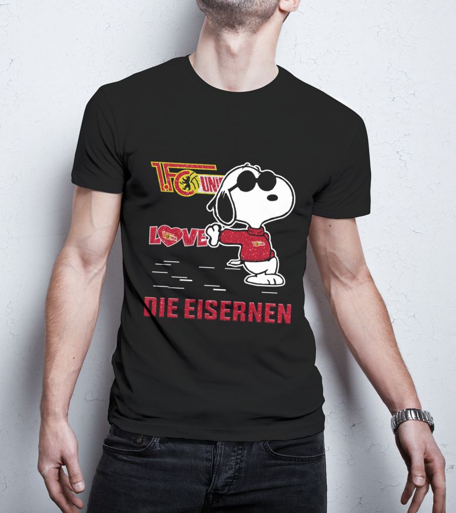 Snoopy Love 1. FC Union Berlin Die Eisernen T-Shirt