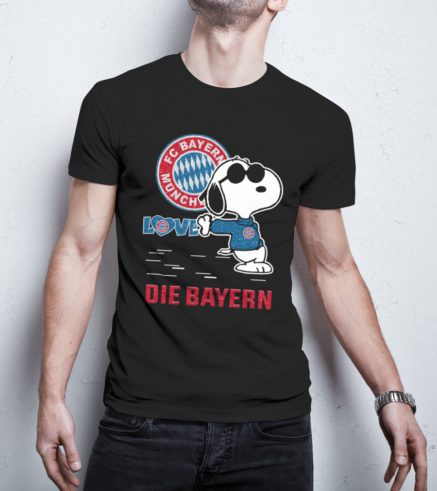 Snoopy Love FC Bayern München Die Bayern T-Shirt