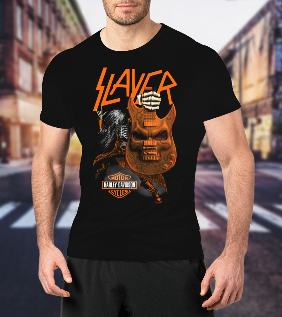 Slayer Harley Davidson Motor Cycles T-Shirt
