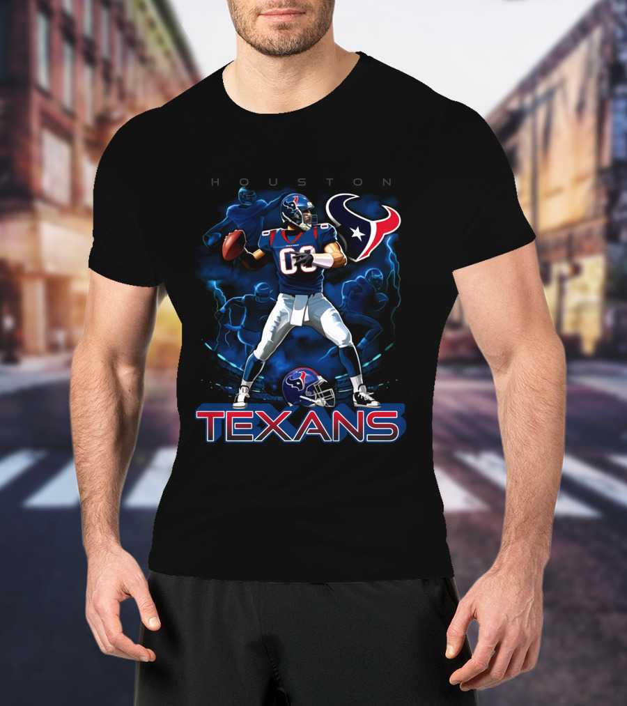 Houston Texans Football Player T-Shirt