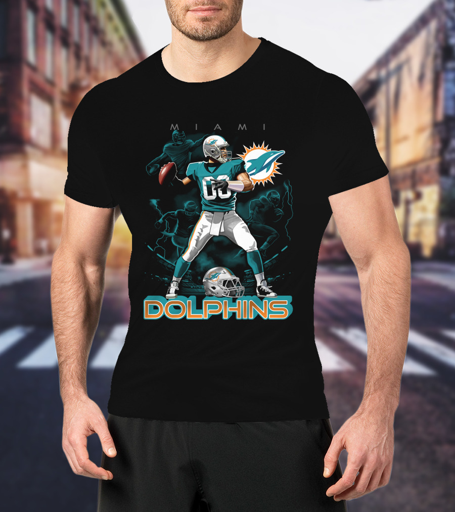 Miami Dolphins 13 Quarterback Football Legends T-Shirt