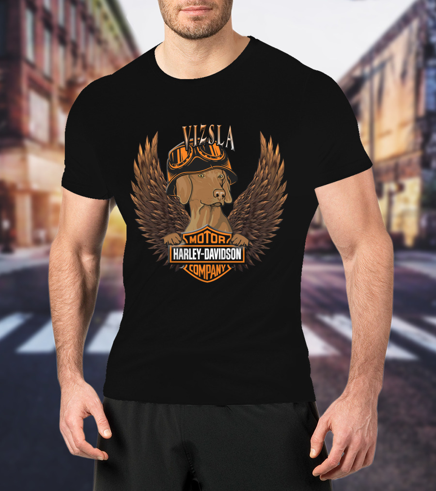 Harley Davidson Vizsla Wings Motor Company T-Shirt