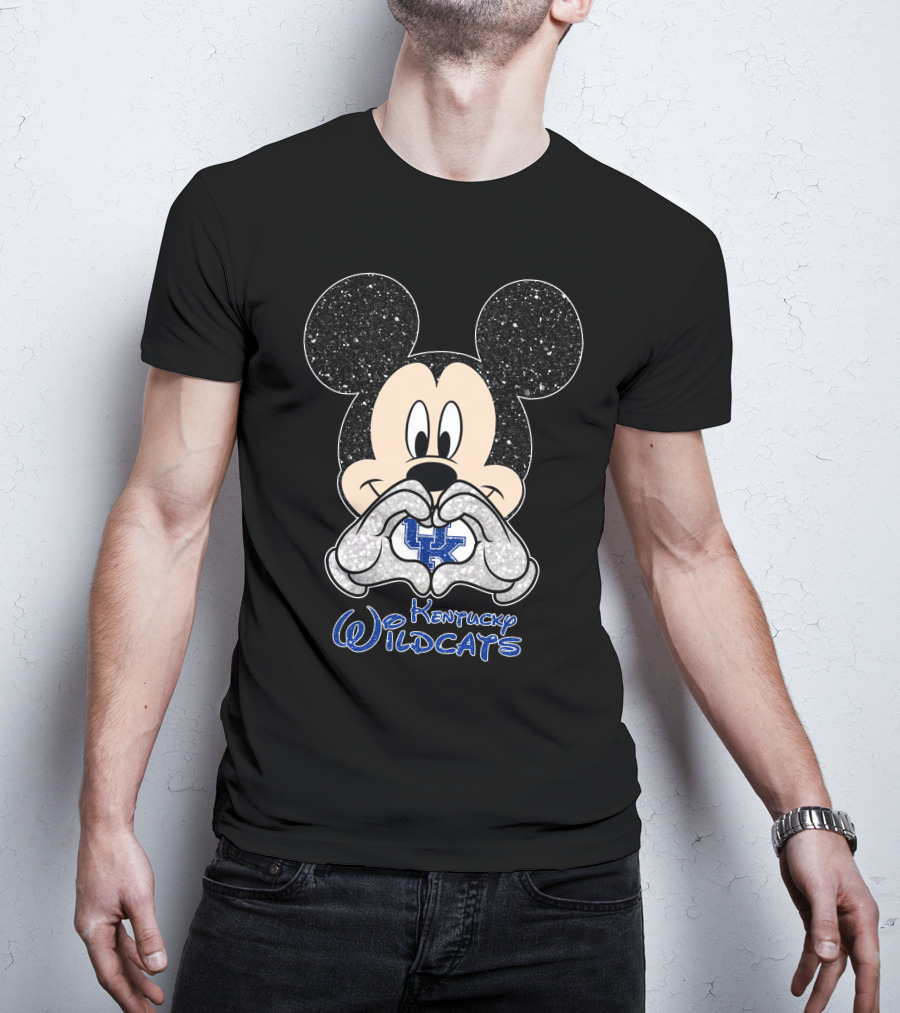 Mickey Heart UK Kentucky Wildcats T-Shirt