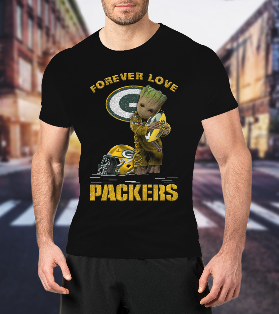 Forever Love Packers Groot Green Bay T-Shirt