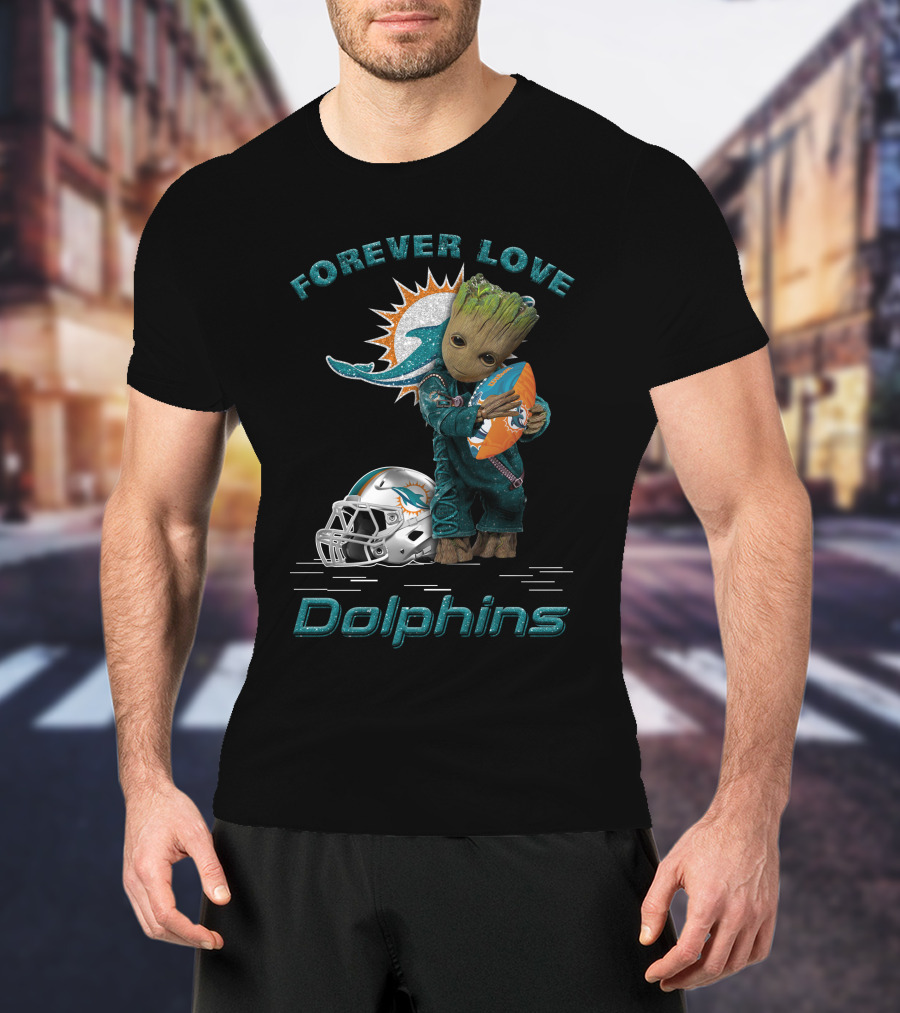 Forever Love Dolphins Groot Miami T-Shirt