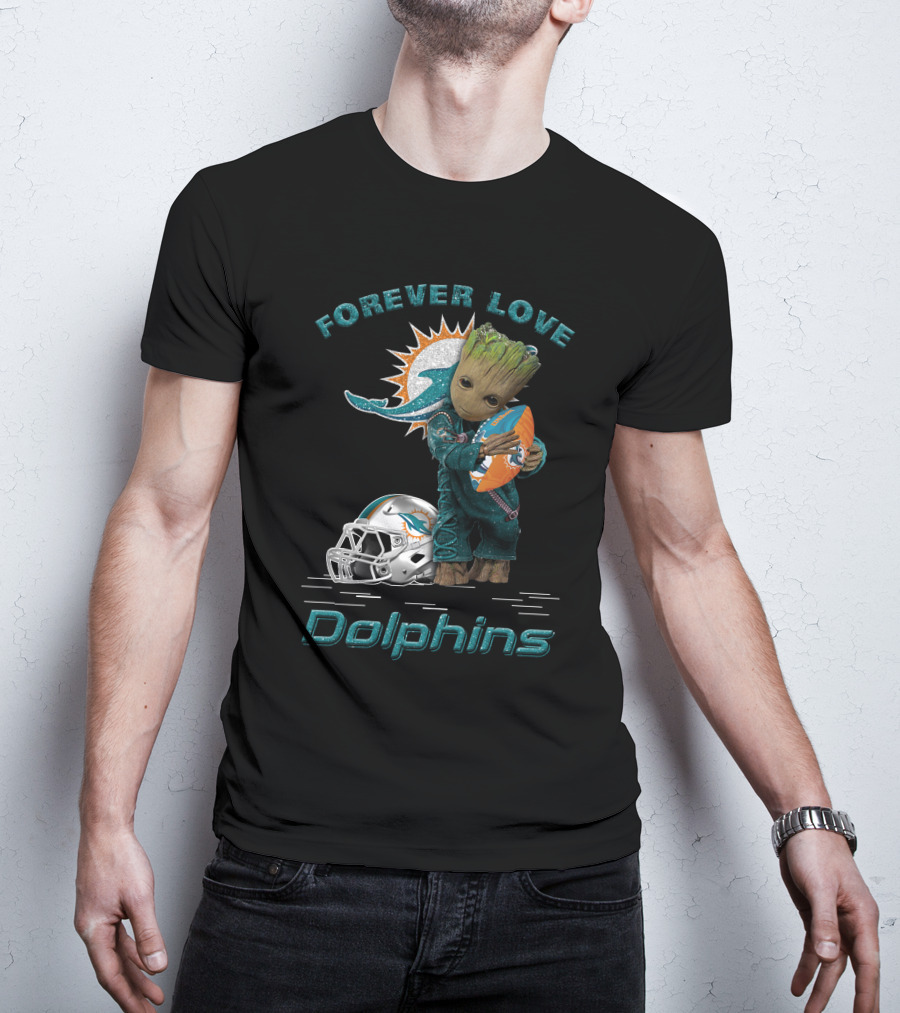 Forever Love Dolphins Groot Miami T-Shirt