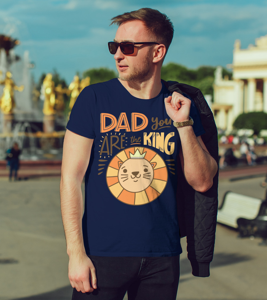 Dad You Are The King Lion With Crown T-Shirt