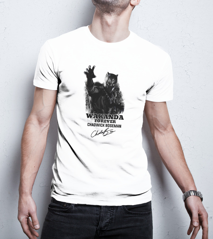 Wakanda Forever Chadwick Boseman T-Shirt