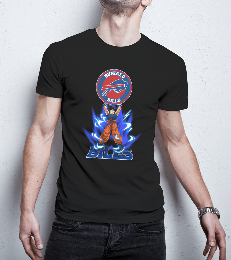 Buffalo Bills US BUB2093 Anime Fusion Power Up T-Shirt