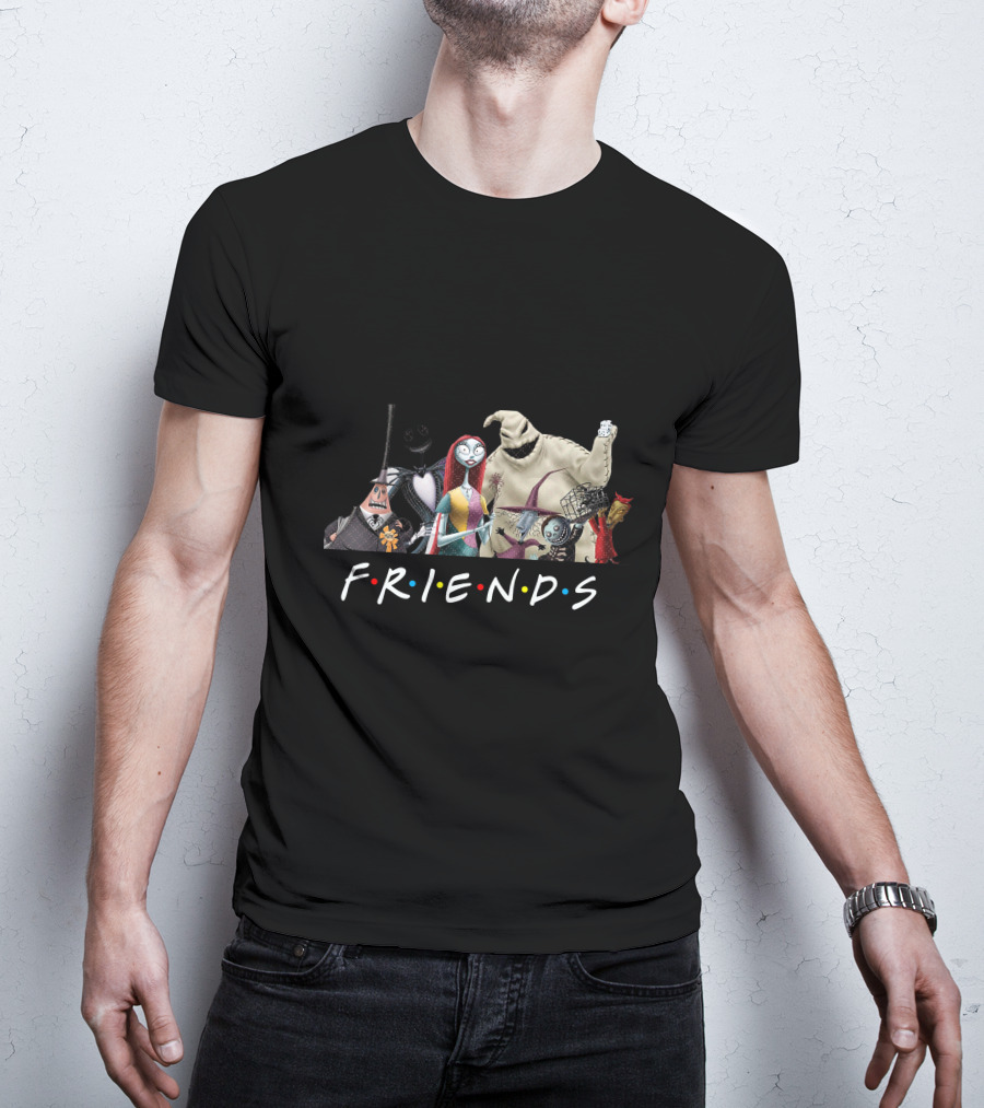 Friends Jack Sally Nightmare Before Christmas T-Shirt