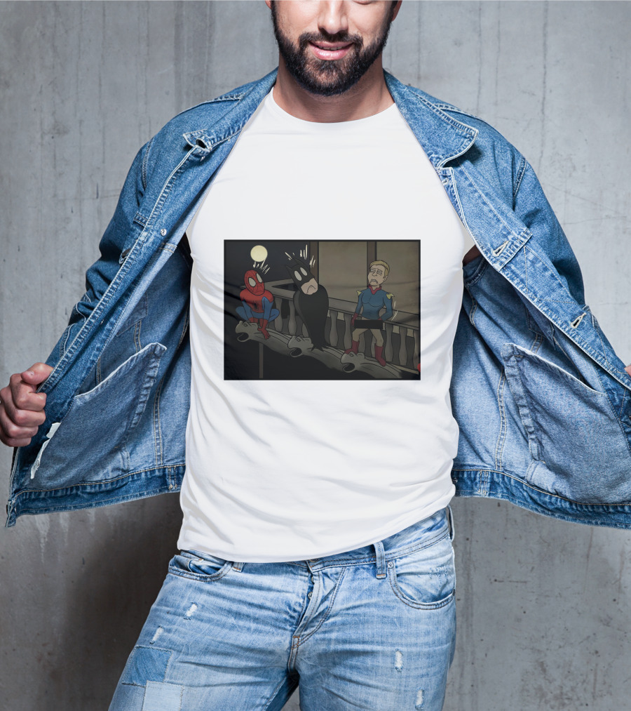 I Can Do What Ever I Want Superheroes On Balcony At Night T-Shirt