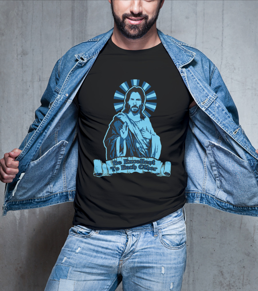 Be Excellent To Each Other Keanu God T-Shirt