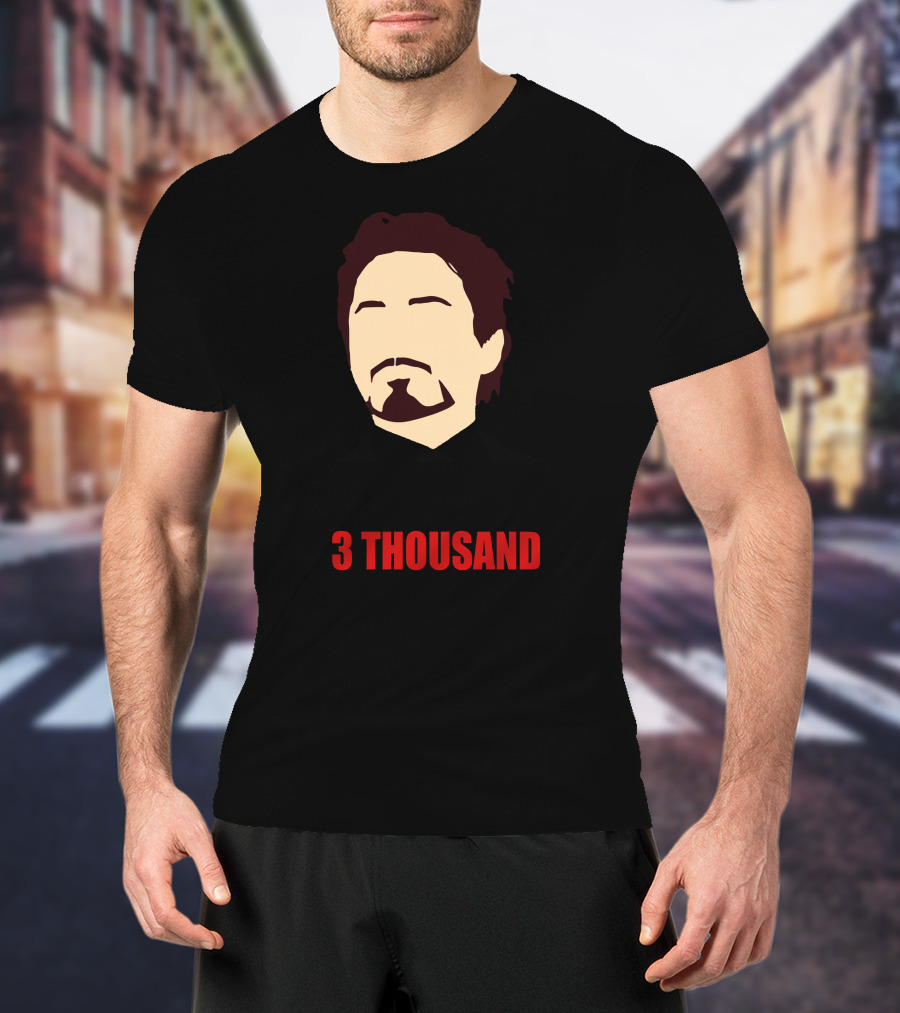 I Love U 3 Thousand Times Iron Man T-Shirt