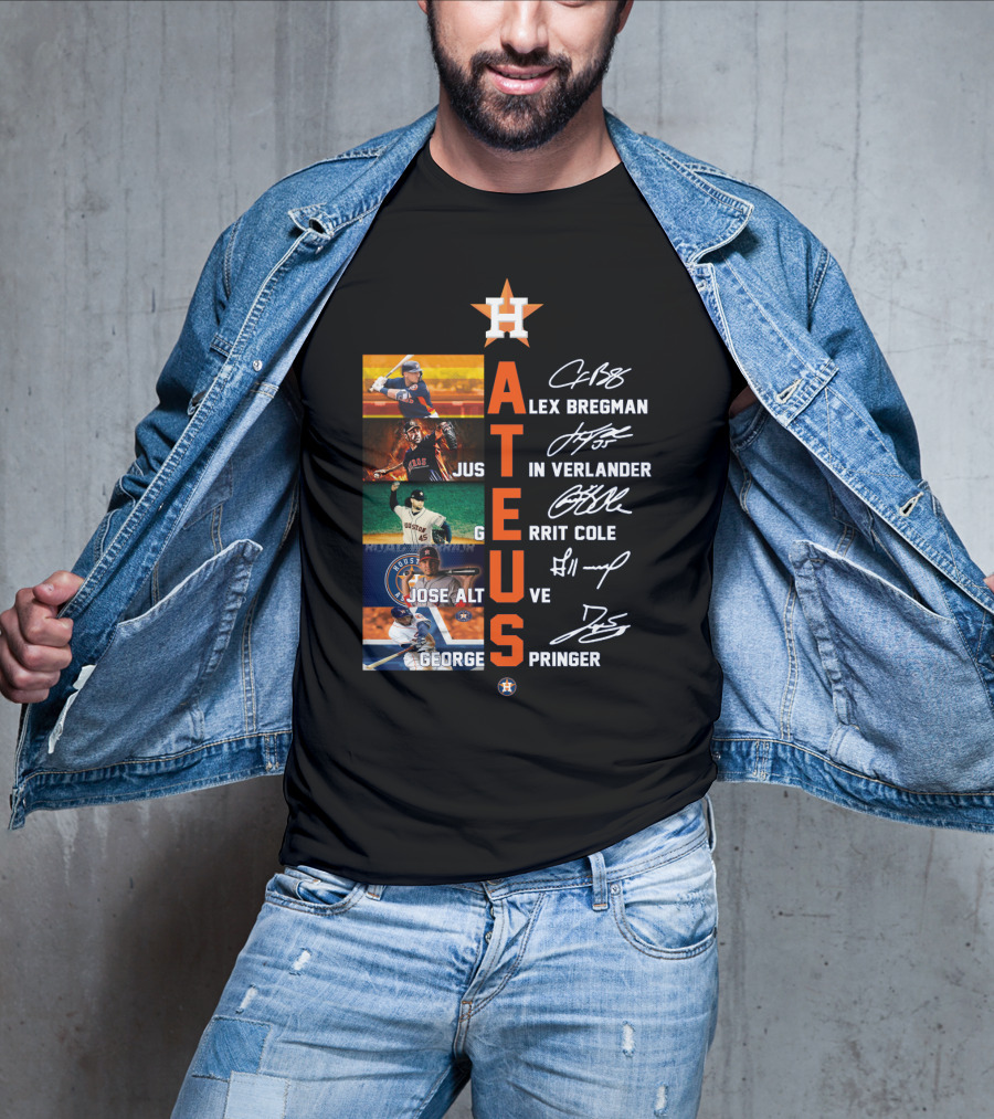 Houston Astros HA Hate Us Alex Bregman Justin Verlander Gerrit Cole Jose Altuve George Springer T-Shirt