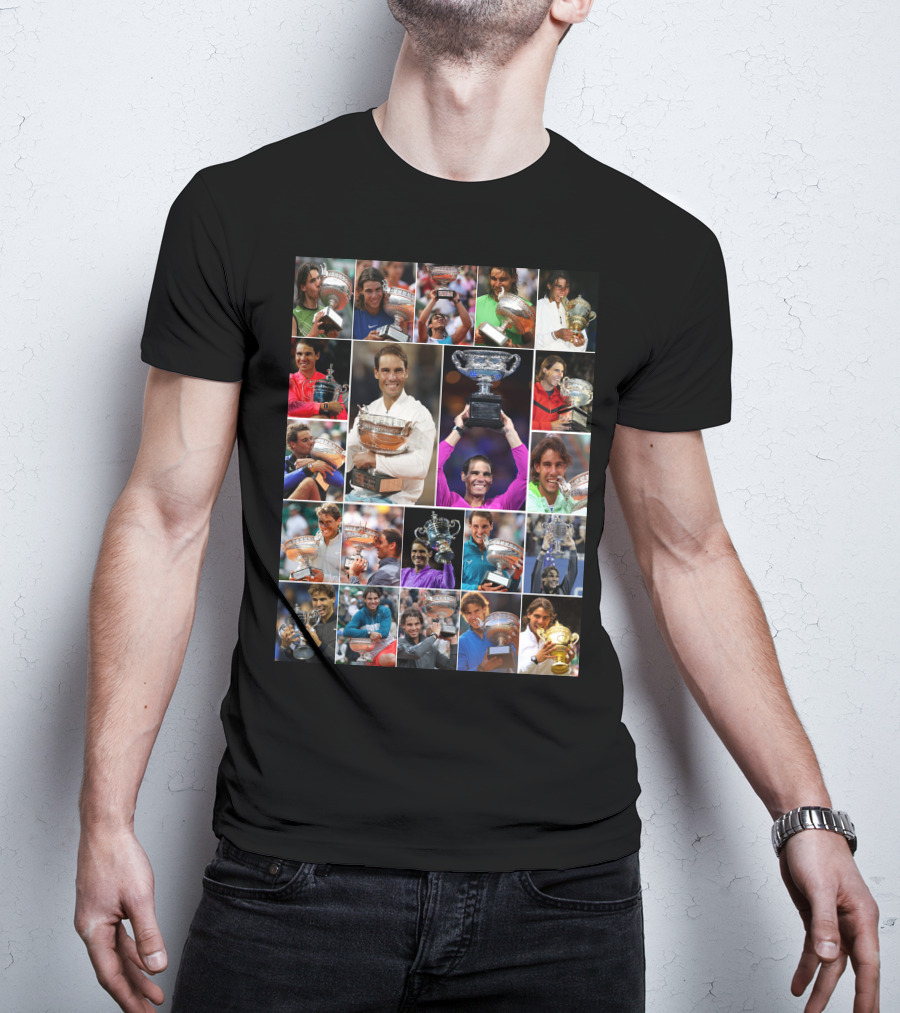 Nadal Trophy Collection 21 Grand Slam Victories T-Shirt