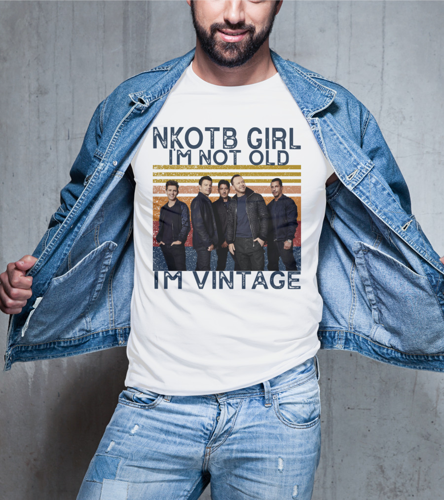 NKOTB Girl I'm Not Old I'm Vintage T-Shirt
