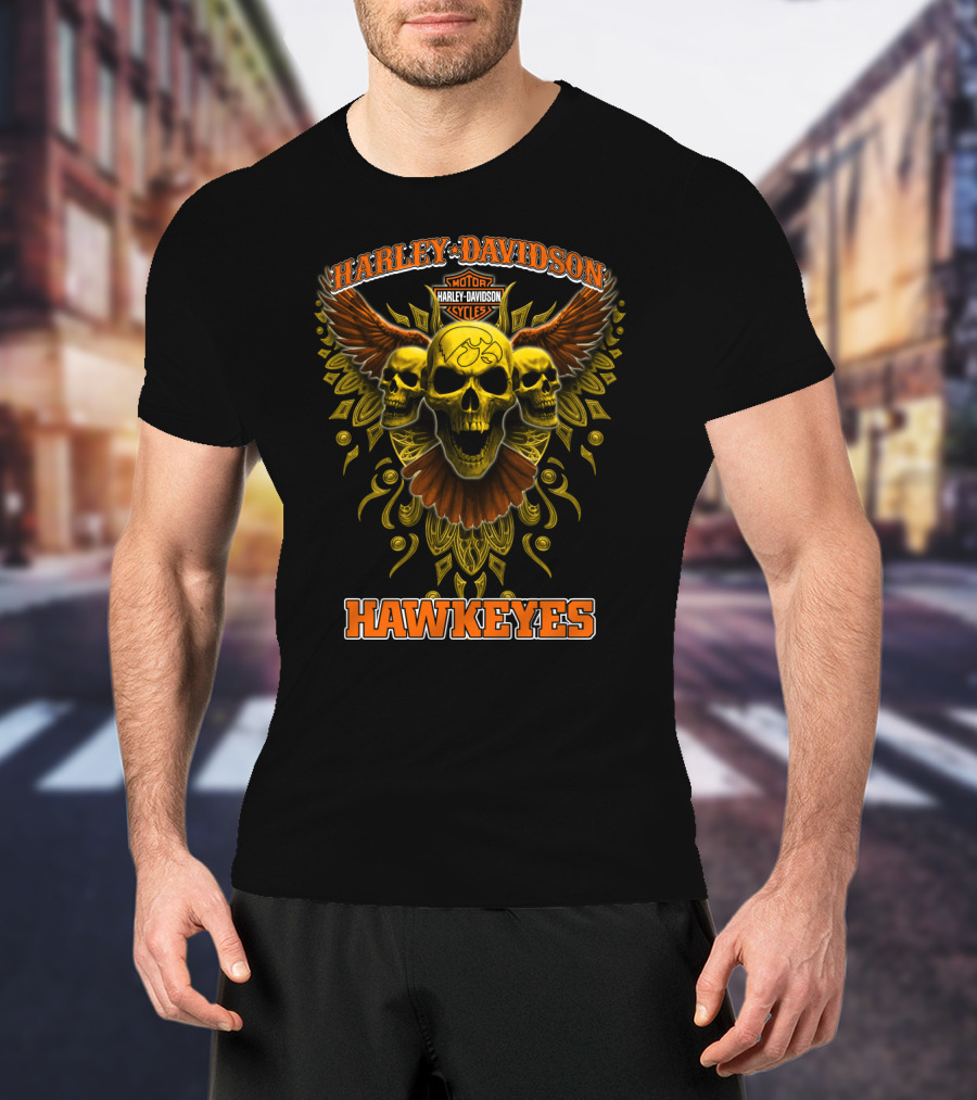 Harley Davidson Hawkeyes T-Shirt