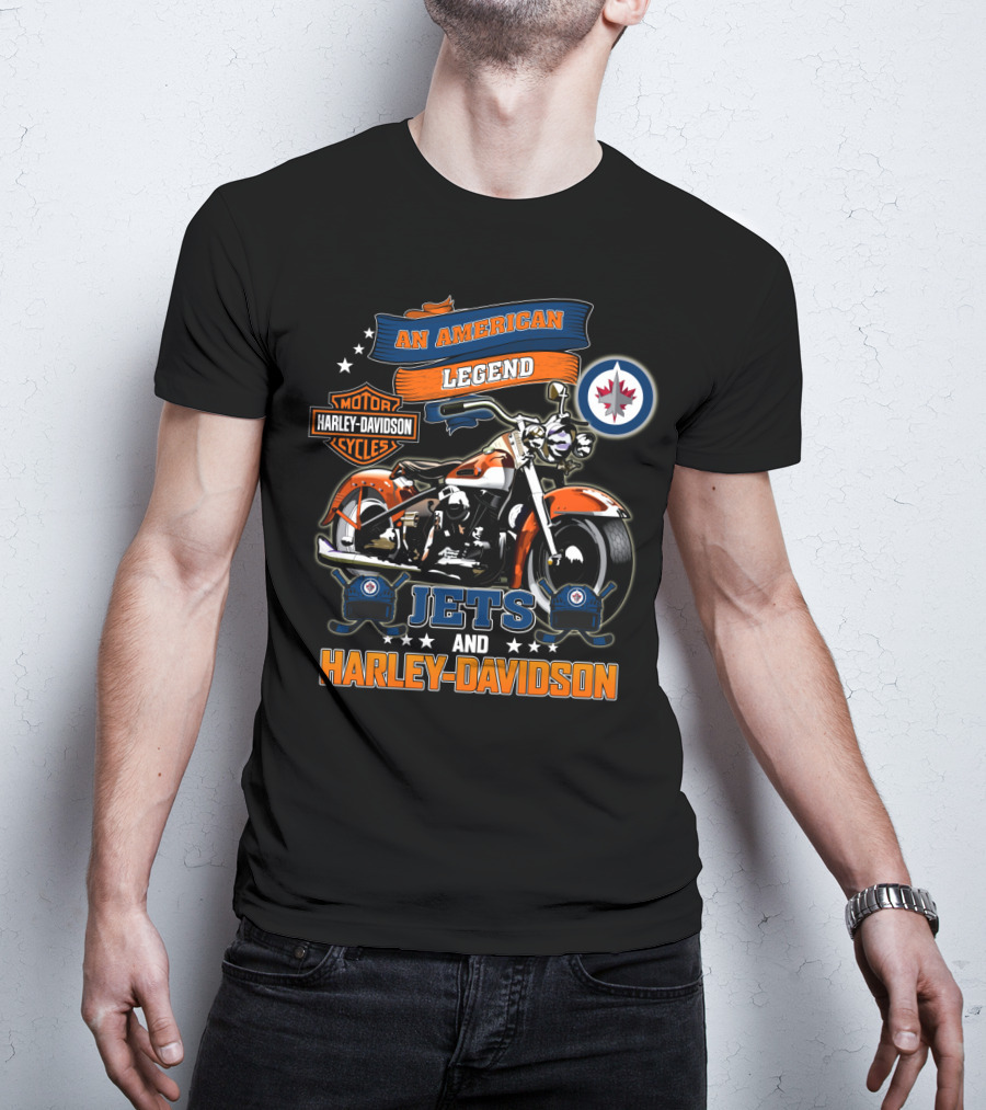 An American Legend Jets And Harley Davidson Motor Harley Davidson Cycles T-Shirt