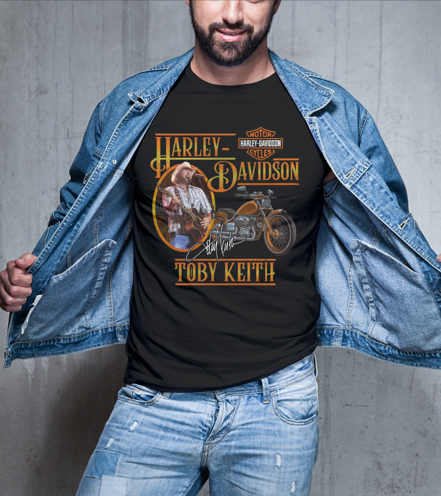 Harley Davidson Toby Keith Motorcycles Signature T-Shirt