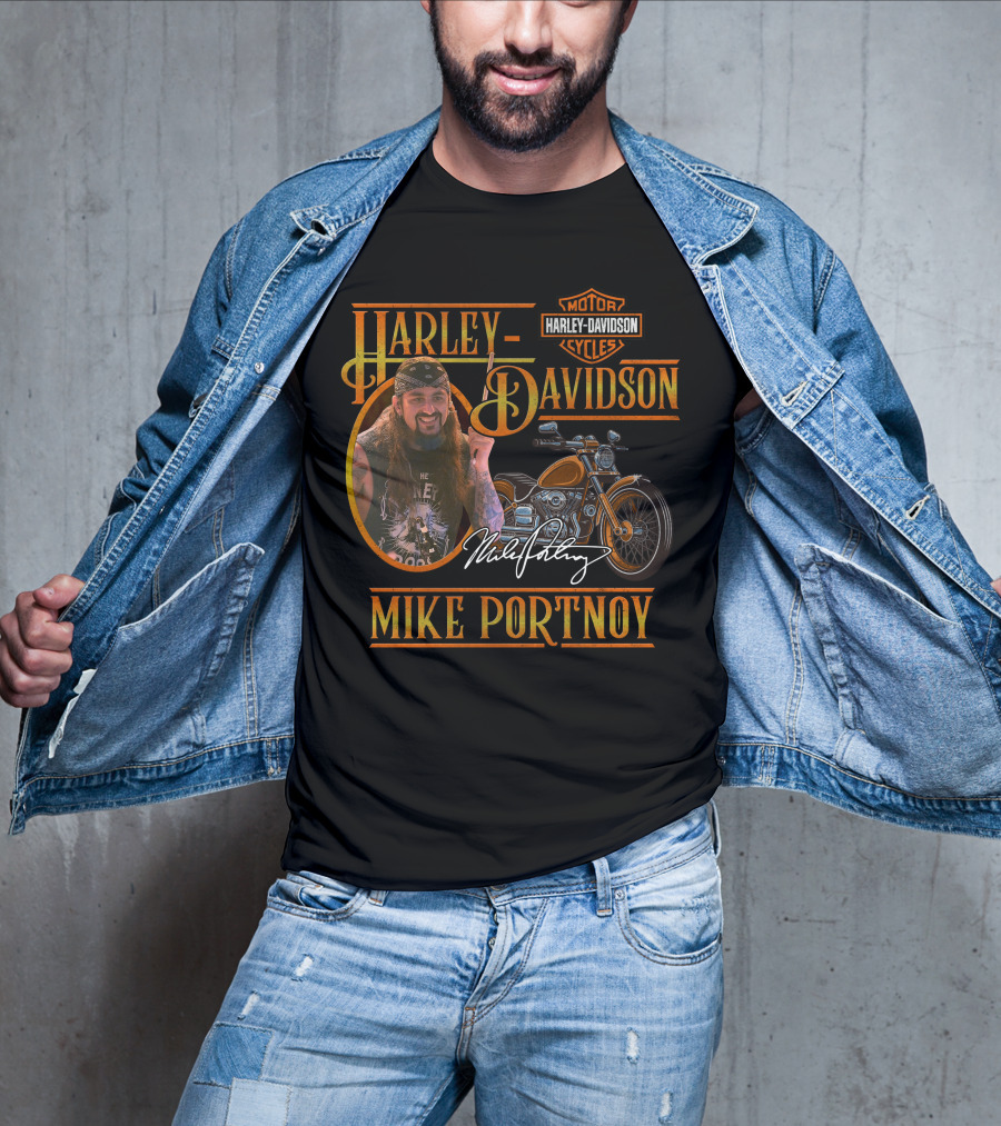 Harley Davidson Motor Cycles Mike Portnoy T-Shirt