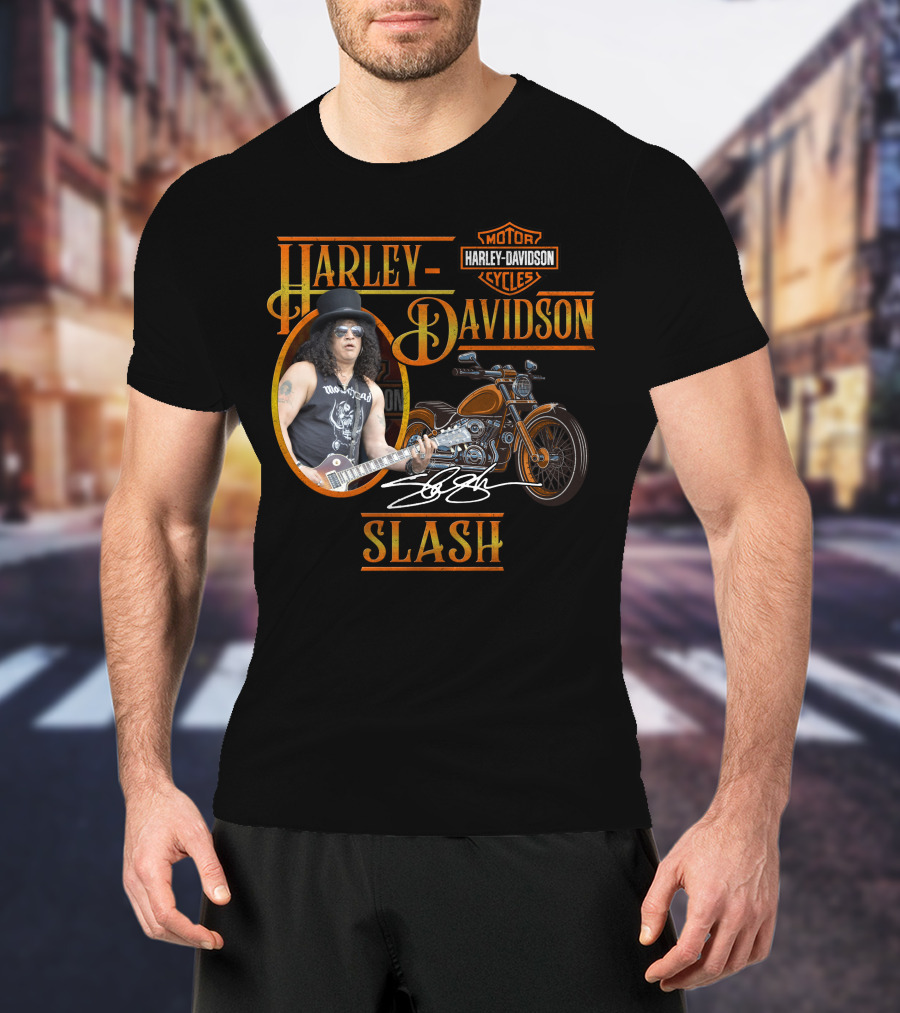 Harley Davidson Motor Cycles Slash T-Shirt