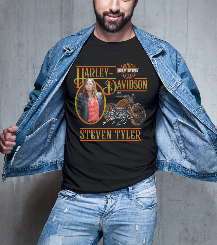 Harley Davidson Motor Cycles Steven Tyler T-Shirt