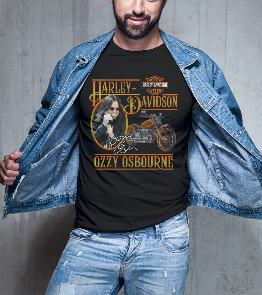 Harley Davidson Ozzy Osbourne Motor Cycles T-Shirt