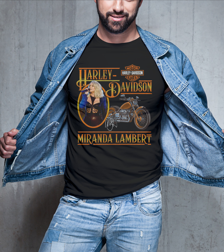Miranda Lambert Harley Davidson Motorcycles T-Shirt