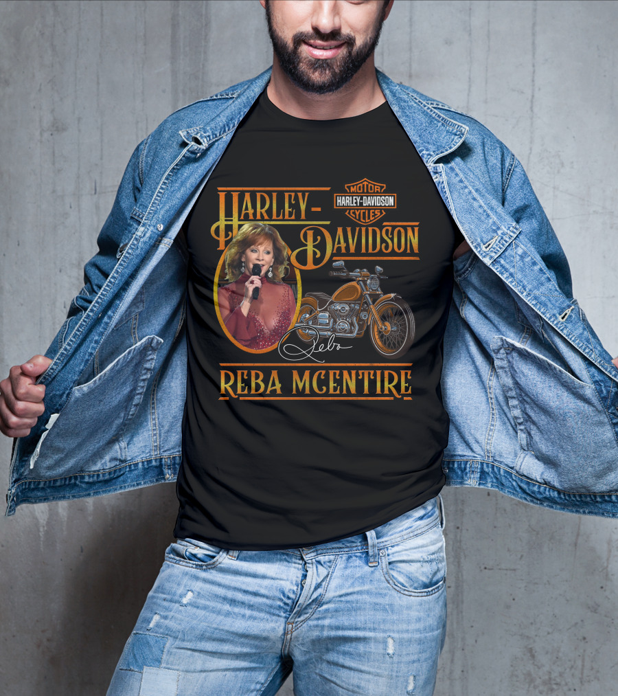 Reba Mcentire Harley Davidson Motor Cycles T-Shirt