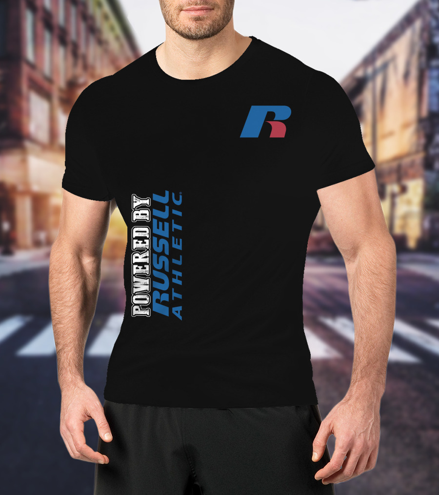 Powered By Russell Athletic R T-Shirt